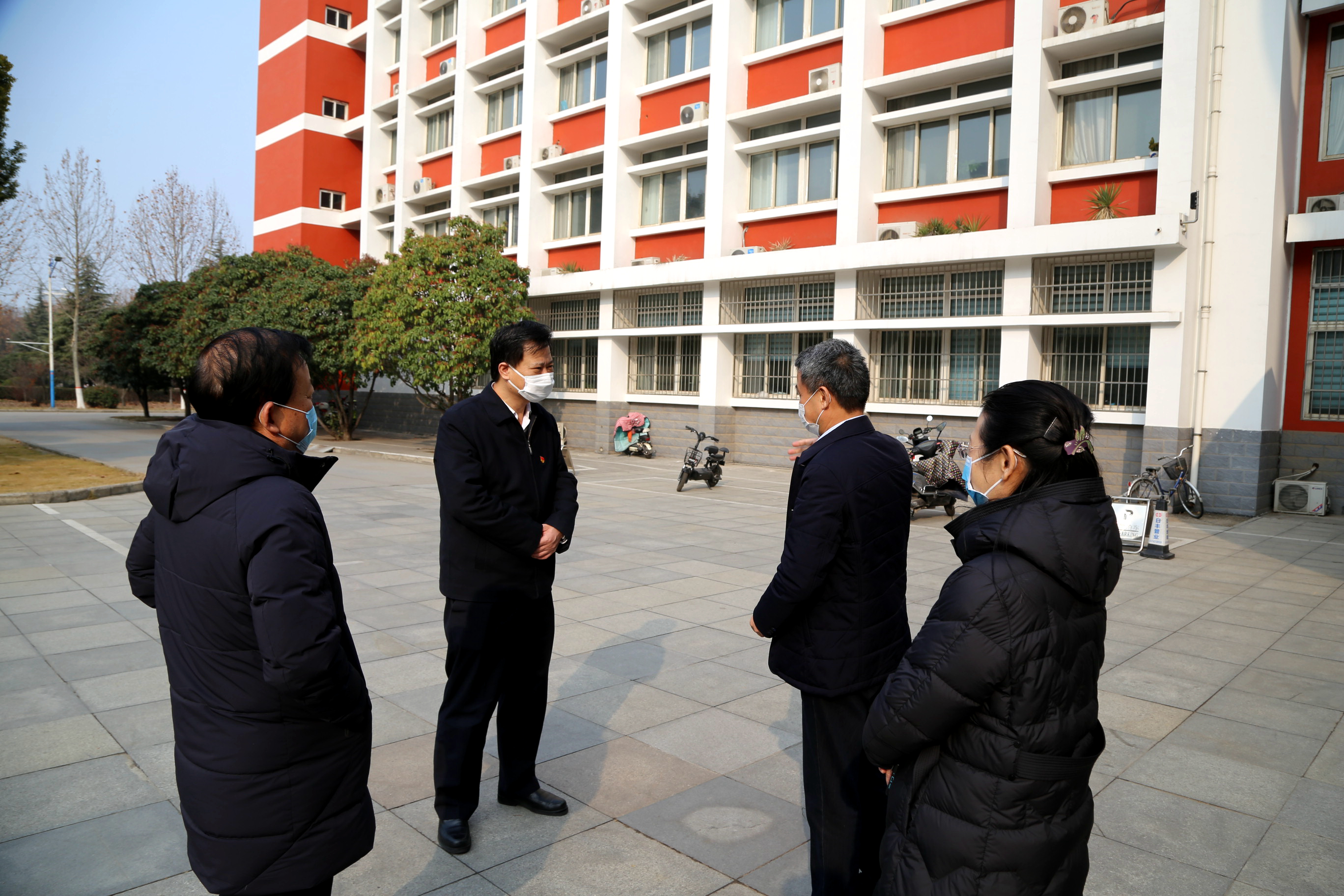 许昌市委副书记马正兰调研我校疫情防控工作