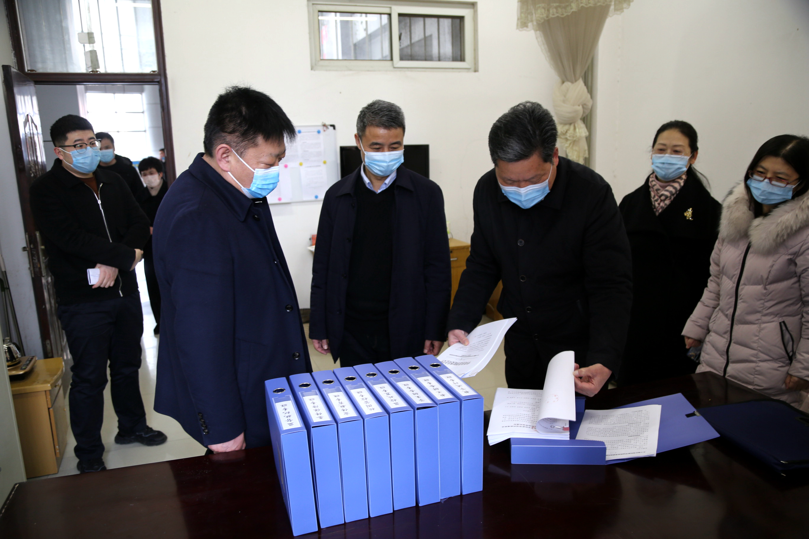 许昌市东城区管委会到我校检查指导疫情防控工作