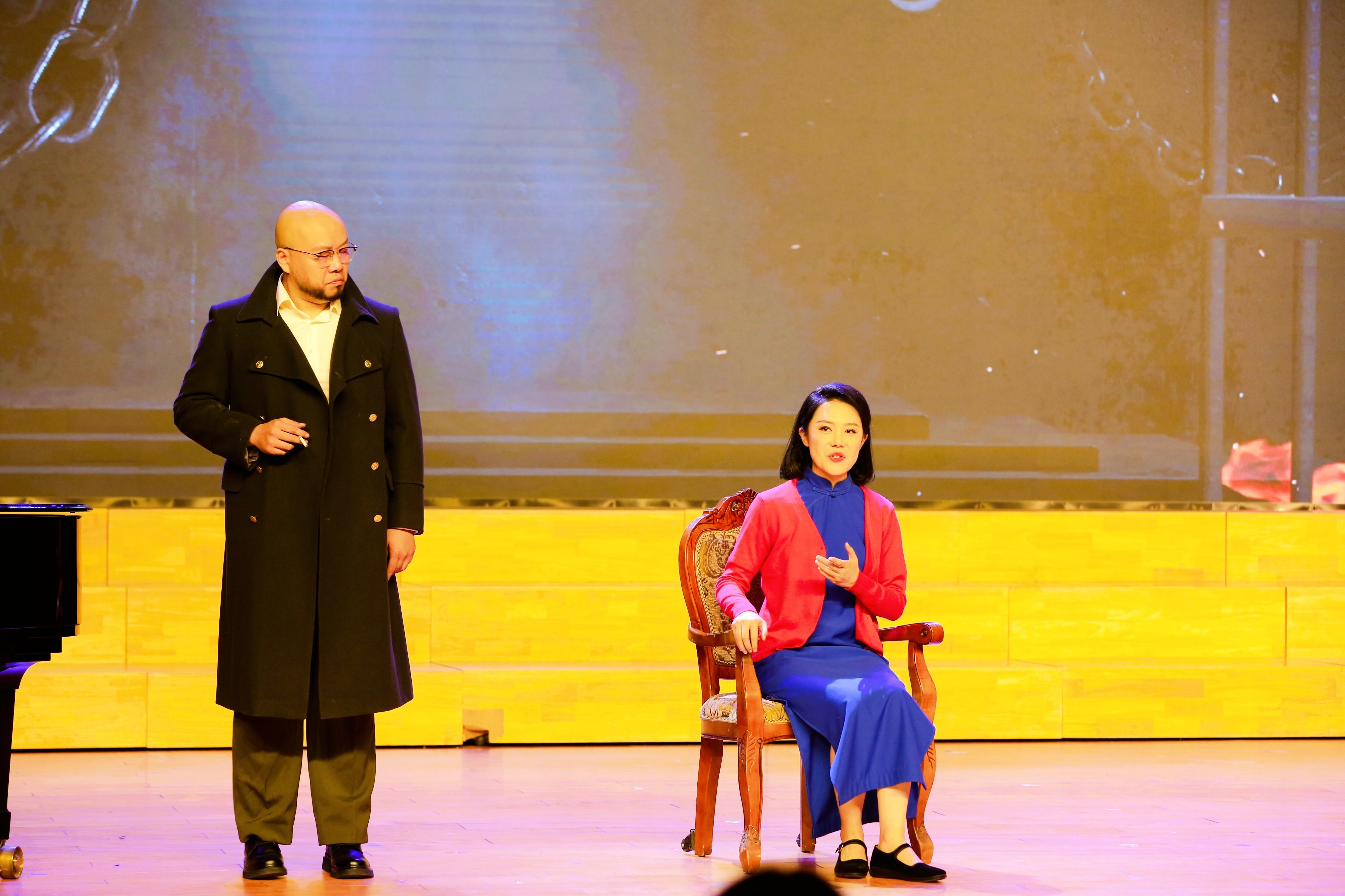 中国红色经典民族歌剧片段《党的好儿女》高校巡演在我校举办-许昌学