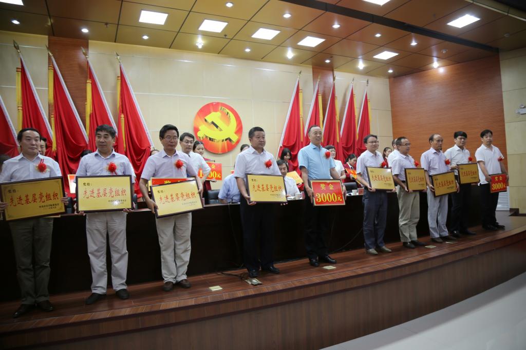 先进基层党组织代表